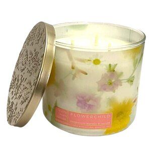 Bath and Body Works Flowerchild (White Barn) Scented 3-Wick Candle (14.5 oz)